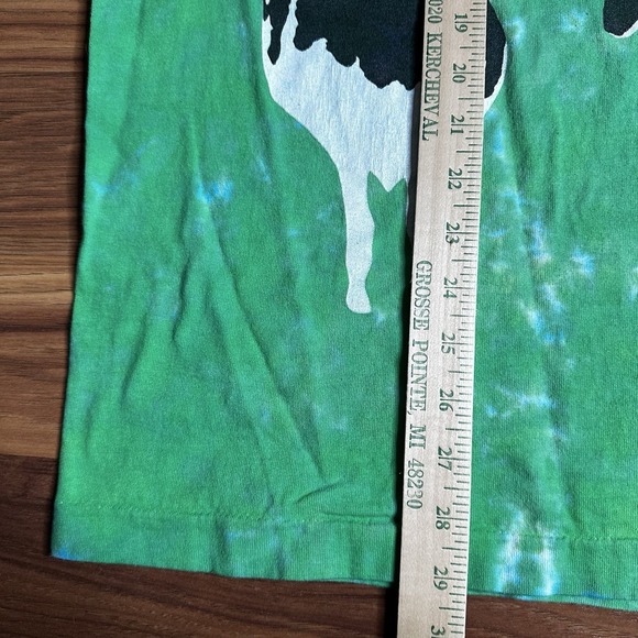 Vintage Liquid Blue Shirt Men's XXL Tie Dye Ben & Jerry's Ice Cream Euphoria Cow - Picture 11 of 11